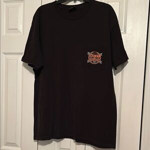 Harley-Davidson Black Short Sleeve Tee Classic Crew Neck